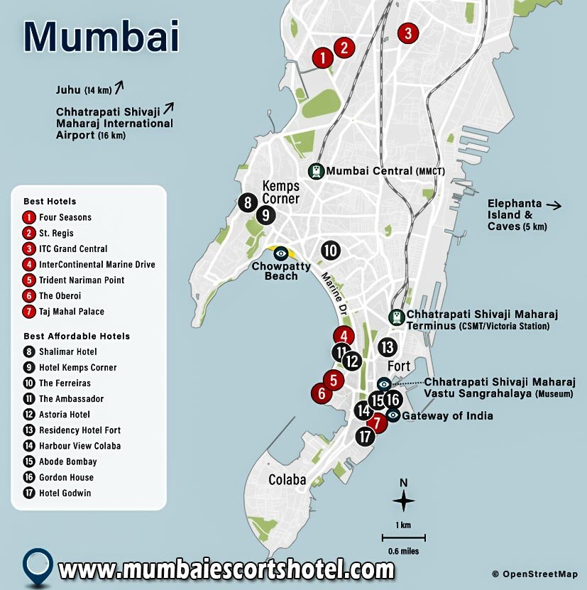 Mumbai five star hotel escorts